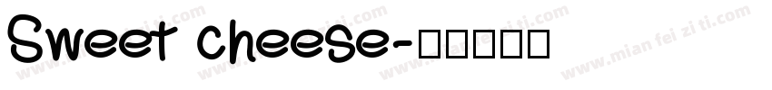Sweet cheese字体转换